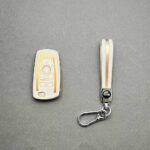 کاور ریموت بی ام و مشترک با کوییک و کلوت کیلس طرح چرم با بند ست