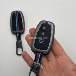 کاور ریموت هیوندایی گرنجور و سانتافه کیلس سه دکمه طرح دور فلزی