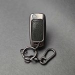 کاور ریموت پژو 405 و پارس کلید تاشو دو دکمه بدون بند دور فلزی وسط چرم - Image 15