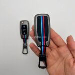 کاور ریموت سمند کلید تاشو سه دکمه دور فلزی - Image 2