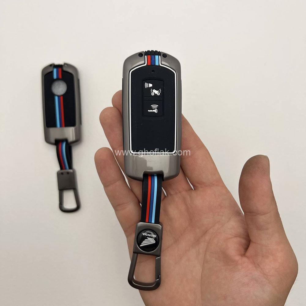 a11302 کاور ریموت موتور هوندا کلیک اصلی دور فلزی - Image 1