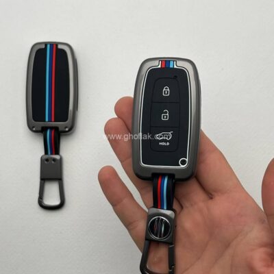 کاور ریموت هیوندایی و کیا سه دکمه دور فلزی