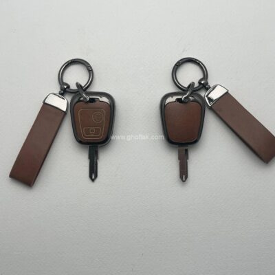 کاور ریموت پژو 206 - 207 - پارس مدل بالا و رانا دور فلزی وسط چرم