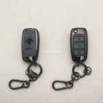 کاور ریموت سمند کلید تاشو سه دکمه دور فلزی وسط چرم - Image 7