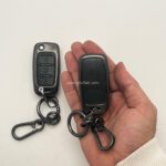 کاور ریموت سمند کلید تاشو سه دکمه دور فلزی وسط چرم - Image 5