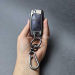 کاور ریموت سمند کلید تاشو سه دکمه دور فلزی وسط چرم - Image 12