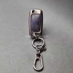 کاور ریموت سمند کلید تاشو سه دکمه دور فلزی وسط چرم - Image 13