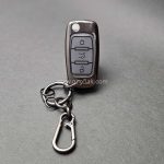 کاور ریموت سمند کلید تاشو سه دکمه دور فلزی وسط چرم - Image 15