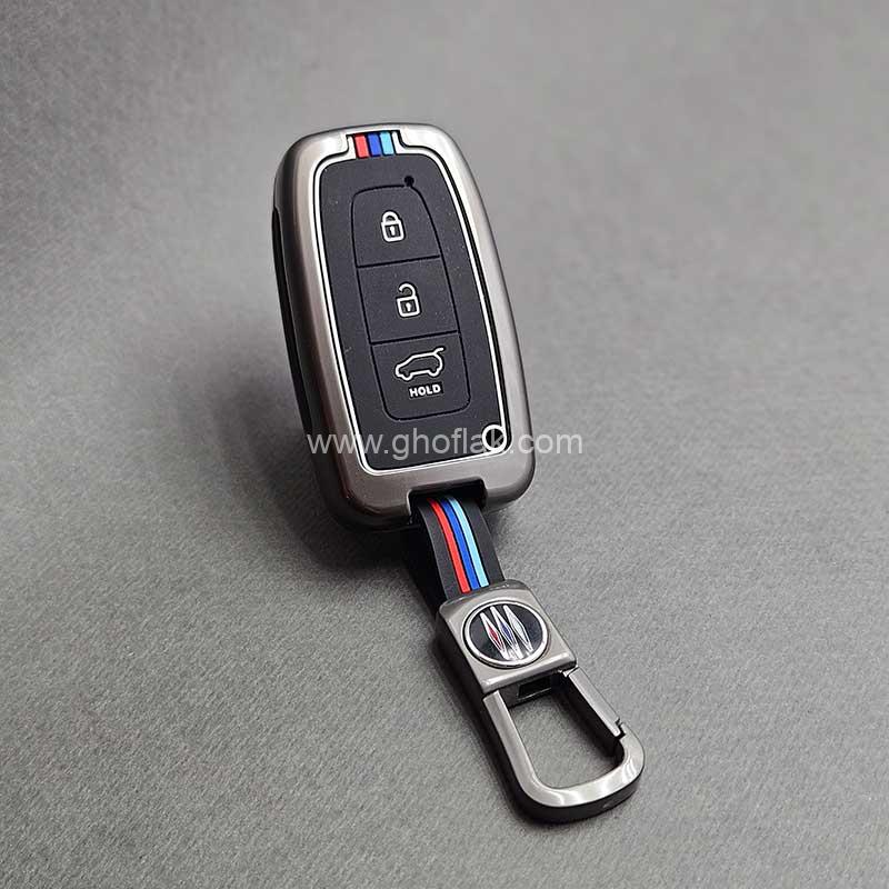 کاور-ریموت-هیوندایی-و-کیا-سه-دکمه-دور-فلزی-01 کاور ریموت هیوندایی و کیا سه دکمه دور فلزی - Image 1