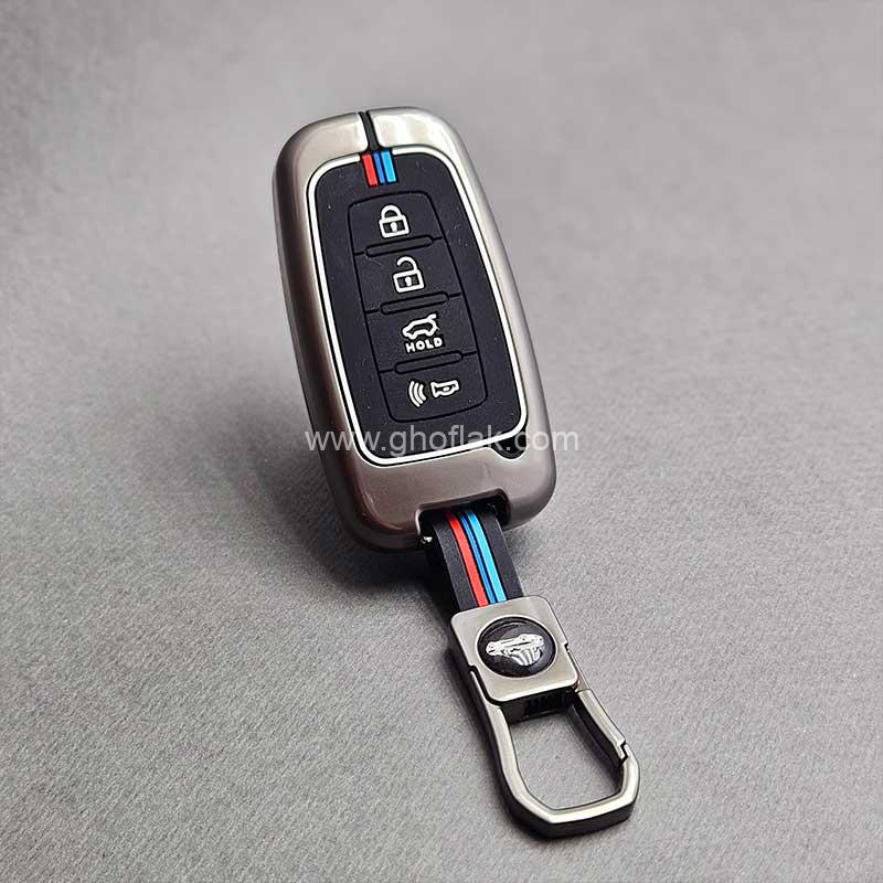کاور-ریموت-هیوندایی-و-کیا-چهار-دکمه-دور-فلزی-03 کاور ریموت هیوندایی و کیا چهار دکمه دور فلزی - Image 1