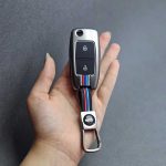 کاور ریموت پژو 405 و پارس کلید تاشو دو دکمه فلزی - Image 5