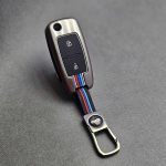 کاور ریموت پژو 405 و پارس کلید تاشو دو دکمه فلزی