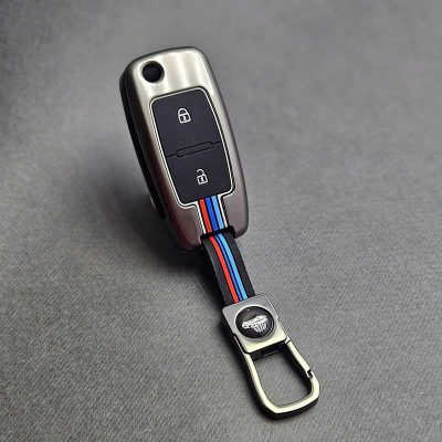 کاور ریموت پژو 405 و پارس کلید تاشو دو دکمه فلزی