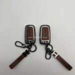 کاور ریموت هیوندایی و کیا سه دکمه دور فلزی وسط چرم اعلا - Image 7