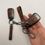 کاور ریموت هیوندایی کلید تاشو سوناتا ازرا دور فلزی وسط چرم اعلا - Image 2