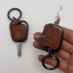 کاور ریموت پژو 206 - 207 - پارس مدل بالا و رانا دور فلزی وسط چرم بدون بند - Image 4