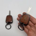 کاور ریموت پژو 206 - 207 - پارس مدل بالا و رانا دور فلزی وسط چرم بدون بند - Image 5