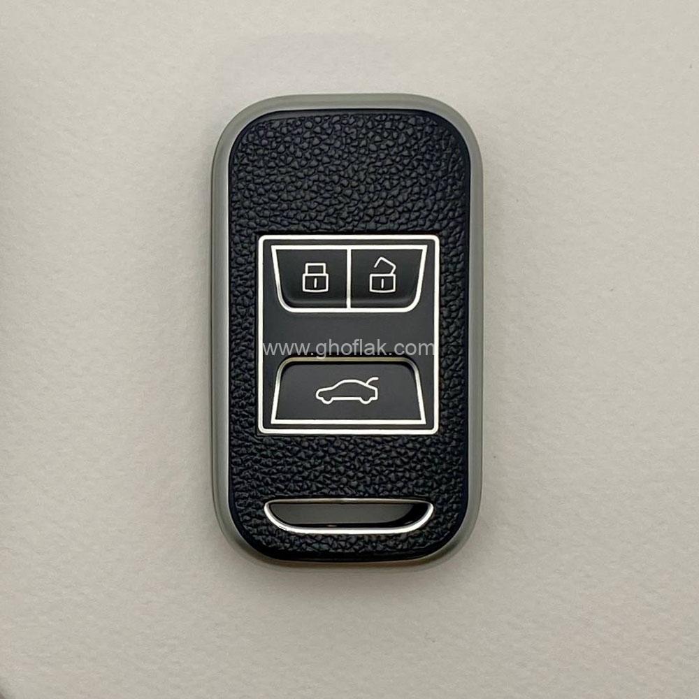 a115059 (2) کاور ریموت آریزو و تیگو ریموت بزرگ طرح چرم - Image 1