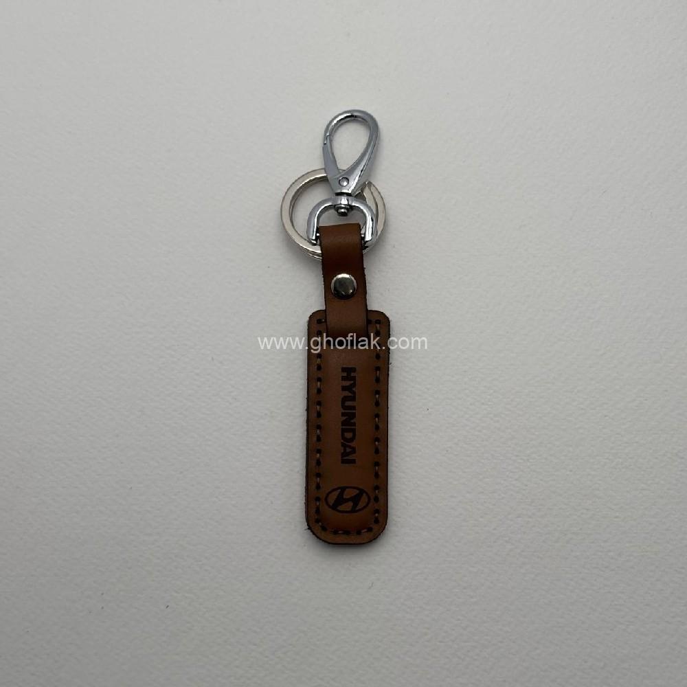 photo_2024-09-27_12-21-27 (2) آویز کلید چرم ماشین مارک هیوندایی - Image 1