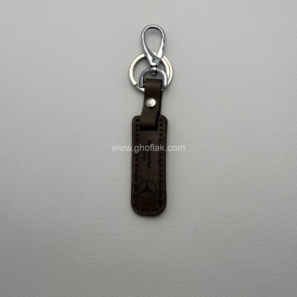 photo_2024-09-27_12-21-31 (2) آویز کلید چرم ماشینی مارک بنز - Image 1