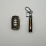 کاور ریموت هیوندایی و کیا چهار دکمه طرح چرم با بند ست - Image 2