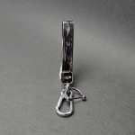 آویز کلید پلاستیکی با نوار طلایی - Image 6