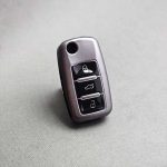 کاور ریموت سمند سه دکمه کلید تاشو متالیک