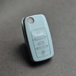 کاور ریموت سمند سه دکمه کلید تاشو طرح چرم - Image 3