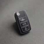 کاور ریموت سمند سه دکمه کلید تاشو طرح چرم - Image 8