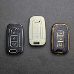 کاور ریموت هیوندایی و کیا سه دکمه طرح چرم