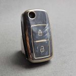 کاور ریموت پژو 405 و پارس دو دکمه کلید تاشو براق - Image 5