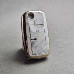 کاور ریموت پژو 405 و پارس دو دکمه کلید تاشو براق - Image 6
