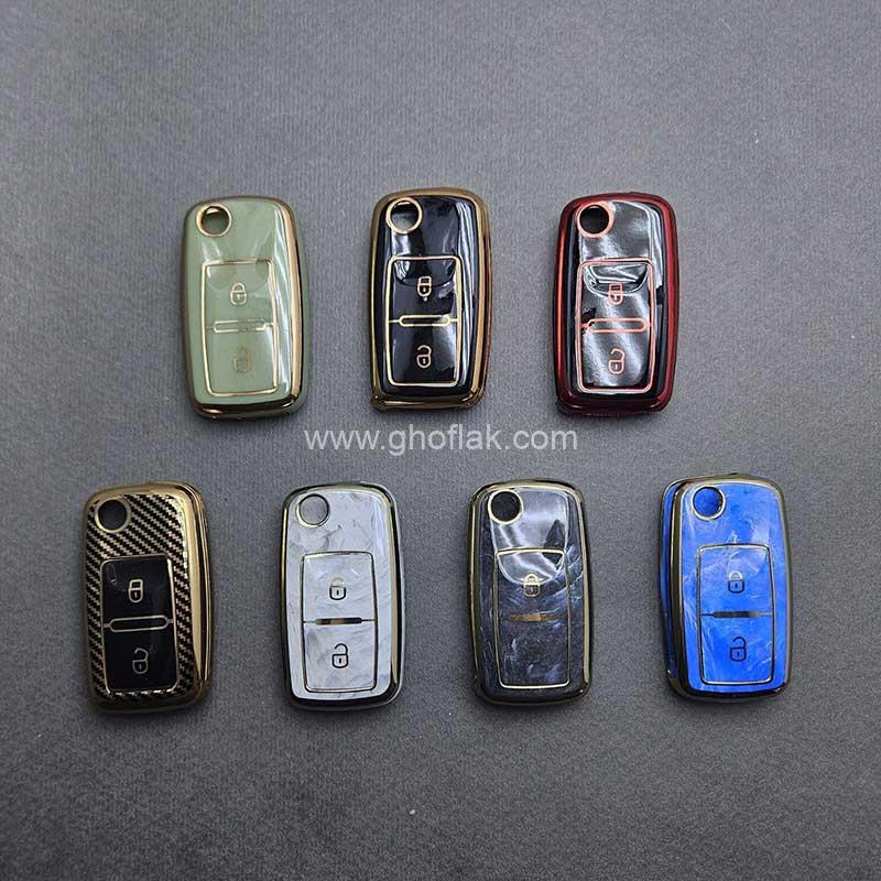 کاور-ریموت-پژو-405-و-پارس-دو-دکمه-کلید-تاشو-طرح-براق کاور ریموت پژو 405 و پارس دو دکمه کلید تاشو براق - Image 1