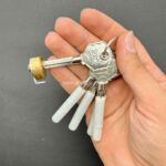 سیلندر یدک قفل چهار لول کمکی کلید 4 پر M&M - Image 4