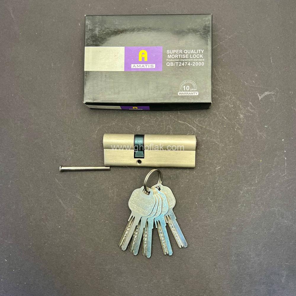 c130 (2) سیلندر آماتیس ضدسرقت 9 سانت کلید کامپیوتری - Image 1