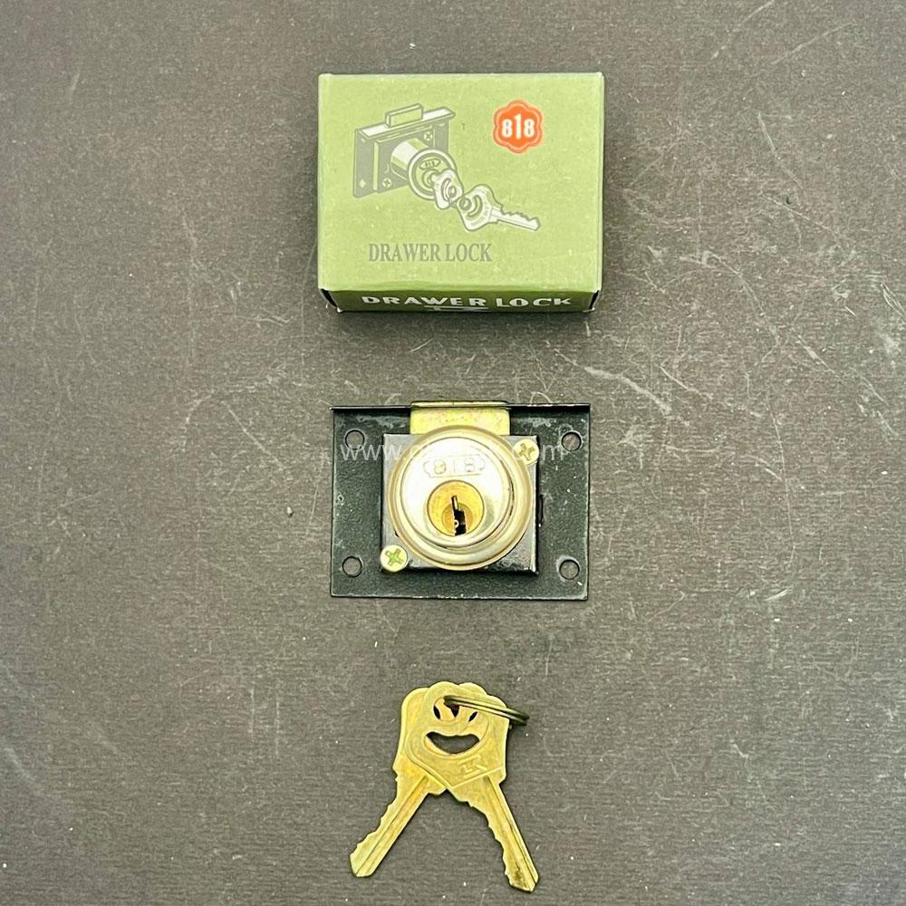 dl112 (2) قفل کمدی 808 یک پله درجه 1 | قفل با سیلندر برنجی و زبانه مقاوم - Image 1