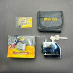 قفل دیسک موتور سیکلت کهن دلفینی | قفل فولادی ضدبرش با امنیت بالا