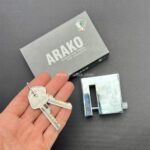 قفل دیسک آراکو کلید دوشیار پلهای | قفل فولادی و با امنیت بالا - Image 2