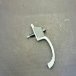 دستگیره شیشه دوجداره رنگ سفید پین کوتاه