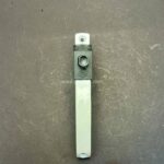 دستگیره شیشه دوجداره رنگ سفید پین کوتاه - Image 2