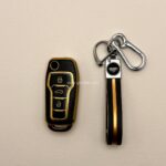 کاور ریموت ساینا اس کوییک اس و اطلس کلید تاشو طرح چرم با بند ست - Image 2