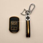 کاور ریموت آریزو و تیگو ریموت کوچک طرح چرم با بند ست - Image 2