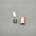 قفل آویز سانکس سایز 20 | قفل آهنی کوچک با سه کلید توپی برنجی