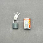 قفل آویز سانکس سایز 25 | قفل آهنی با سه کلید توپی برنجی