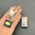 قفل آویز سانکس سایز 32 | قفل آهنی با سه کلید توپی برنجی - Image 2