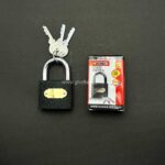 قفل آویز سانکس سایز 50 | قفل آهنی با سه کلید توپی برنجی