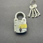 قفل آویز پاکستانی فولادی سایز ۵۰ | دستساز و ضد برش