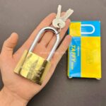 قفل آویز دسته بلند تافی سایز ۷۵ | مقاوم، ضد زنگ و بادوام - Image 2