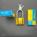 قفل آویز دسته بلند تافی سایز ۷۵ | مقاوم، ضد زنگ و بادوام