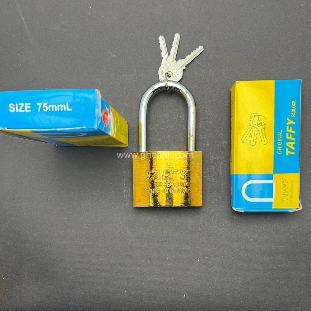 photo_2024-09-15_06-34-58 قفل آویز دسته بلند تافی سایز ۷۵ | مقاوم، ضد زنگ و بادوام - Image 1